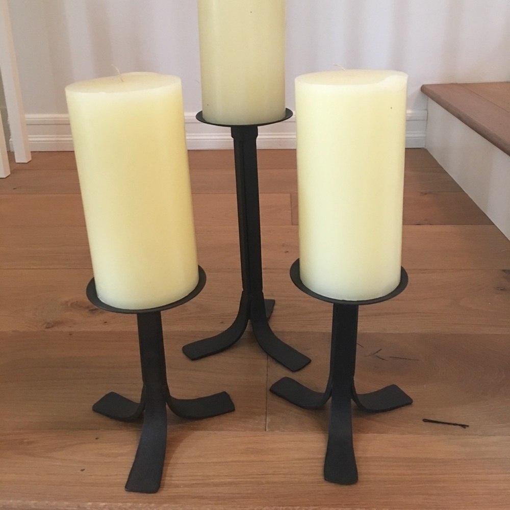 Pottery Barn candle holders!!!